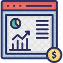 Business Analysis Data Analytics Financial Analytics Icon