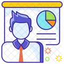 Business Analyst Corporate Manager Business Manager Icon