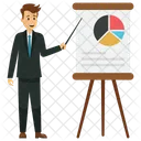 Presentation Presenting Analyst Icon