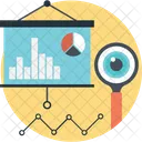 Analytics Pie Magnifier Icon
