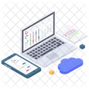 Business Analytics Online Statistics Business Infographic Icon