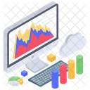 Business Analytics Online Statistics Business Infographic Icon