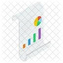 Business Analytics Report Business File Graphical Report Icon
