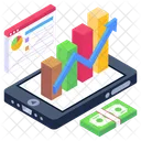 Business Data Business App Data Analytics アイコン