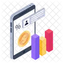 Financial App Business App Mobile Analytics Icon