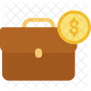 Briefcase Dollar Business Icon