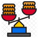 Scale Money Coin Icon