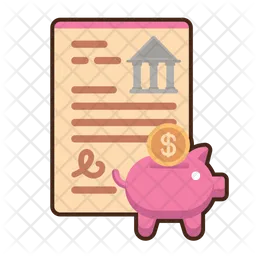Business Bank Account  Icon