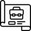 Business Blueprint  Icon