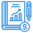 Book Business Plan Icon