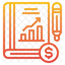 Book Business Plan Icon