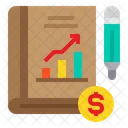 Book Business Plan Icon