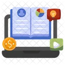 Business Book Booklet Business Novel Icon
