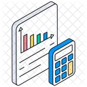 Business Calculation Accounting Calculator Icon