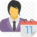 Appointment Scheduling Businessman Icon