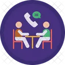 Telephone Business Meeting Team Work Icon