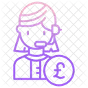 Business Call Operator  Icon