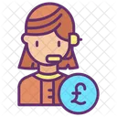 Business Call Operator  Icon