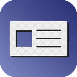 Business Card  Icon