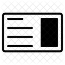 Business card  Icon