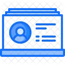 Business Card Contact Icon