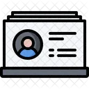 Business Card Contact Icon
