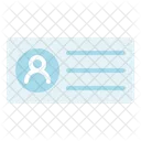 Business Card Id Card Identity Card Icon