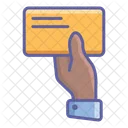 Business Card Finger Icon
