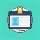 Business Card Id Icon
