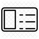 Business Card Icon
