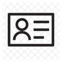 Business Card Employee Card Id Card Icon