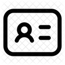Business Card  Icon