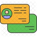 Business Card Strategy  Icon