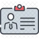Business Card Strategy  Icon