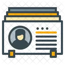 Contacts Business Cards Icon