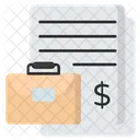 Business Case Briefcase Portfolio Icon