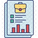 Business Case Business Report Document Storage Icon