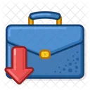 Business Case Down  Icon