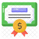 Business Certificate  Icon