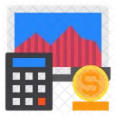 Computer Calculator Business Icon