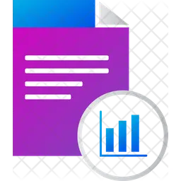 Business Chart File  Icon