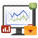 Business Chart Business Graph Data Analytics Icon