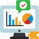 Business Chart Online  Icon