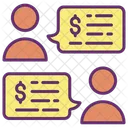 Mbusiness Collaboration Business Chat Money Conversation Icon