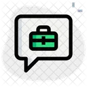 Business Chat Job Chat Conversation Icon