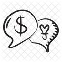 Business Chat Business Communication Multinational Discussion Icon