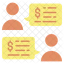 Mbusiness Collaboration Business Chat Money Conversation Icon