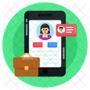 Mobile Chat Business Chat Business Conversation Icon