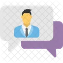 Business Talk Live Icon