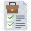 Business Checklist Business Checklist Icon